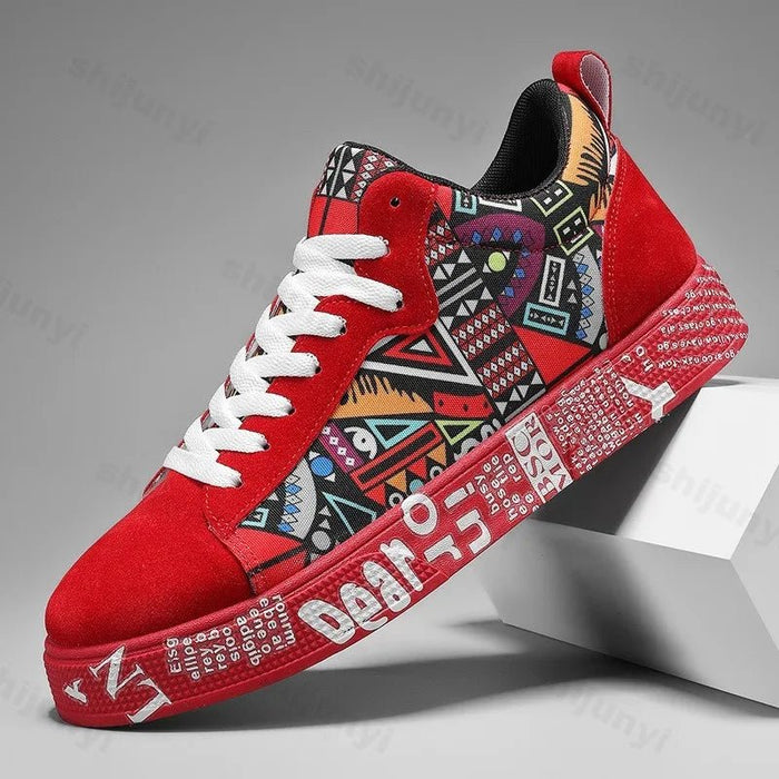 Men's Casual Platform Sneakers – Non - Slip Rubber Outsole, Comfortable Everyday Shoes - Monsta Online