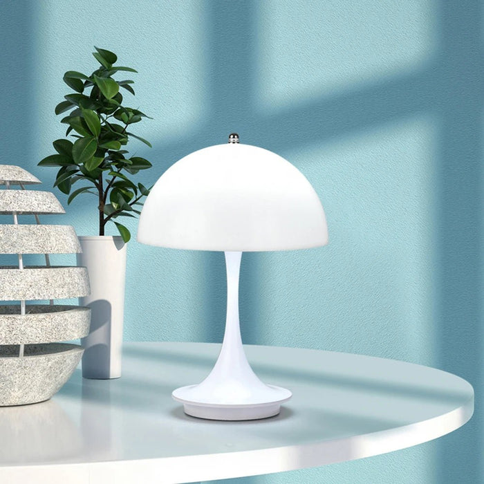 Dimmable LED Mushroom Table Lamp Portable USB Rechargeable for Cozy Ambiance - Monsta Online
