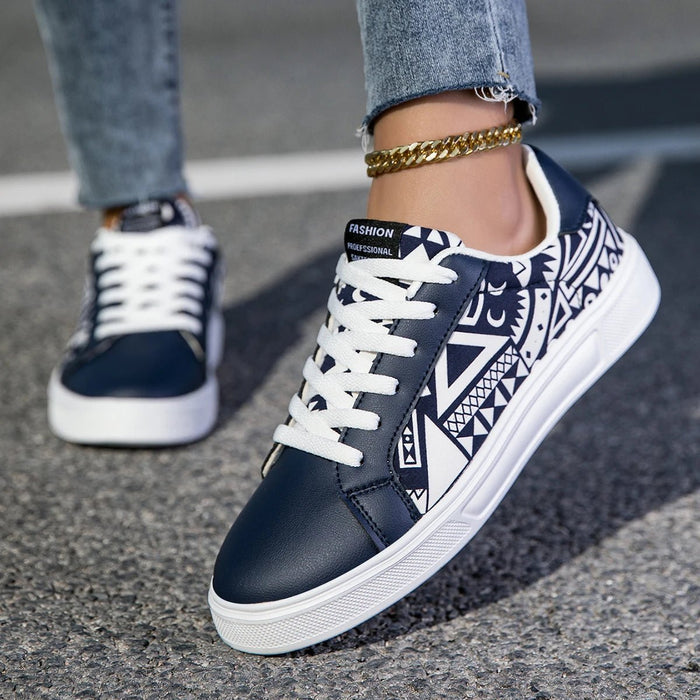Women's Lightweight Casual Sneakers – Soft Sole, Skateboard Shoes for Comfortable Walking - Monsta Online