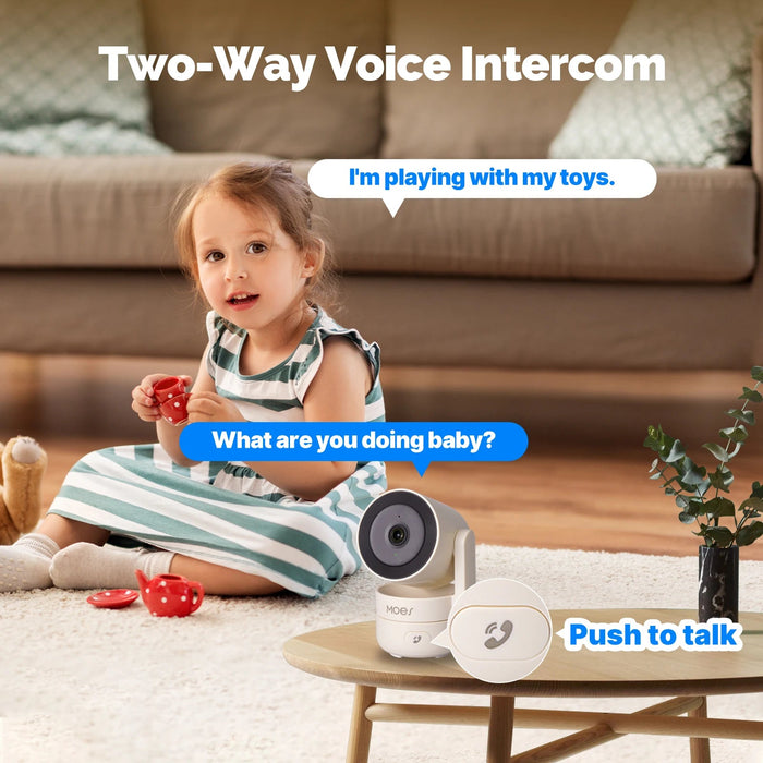 Pro 360° Indoor Security Camera - HD Patrol with Night Vision and Motion Detection - Monsta Online