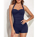 Women's Boyleg One - Piece Swimsuit – Sporty, Chic & Full Coverage for Beach and Pool - Monsta Online