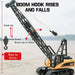 1:14 Scale 15 Channel Remote Control Tower Crawler Crane with Alloy Hook for Kids - Monsta Online