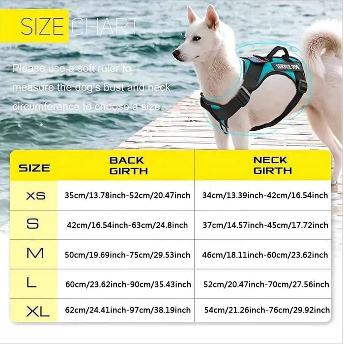 Ultimate No - Pull Dog Harness With Reflective Vest and Breathable Mesh Lining - Monsta Online