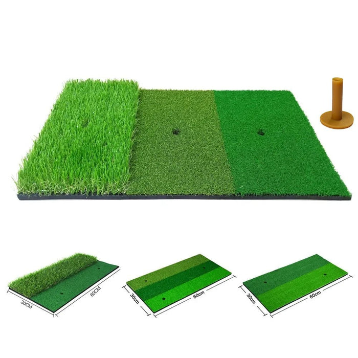Premium Golf Hitting Practice Mat 30x30cm - Monsta Online