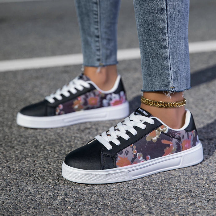 Women's Lightweight Casual Sneakers – Soft Sole, Skateboard Shoes for Comfortable Walking - Monsta Online
