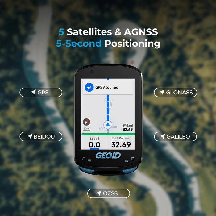 Wireless GPS Bike Computer – Smart Cycling Tracker with WiFi, Bluetooth, ANT+ - Monsta Online