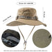 Sun Protection Wide Brim Sun Hat for Man - Hiking, Fishing and Beach Hat - Monsta Online