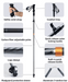 Ultralight Carbon Fiber Trekking Poles – Collapsible Hiking Poles with Ergonomic Grip - Monsta Online