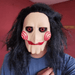 Halloween Saw Billy the Puppet Mask - Horror Jigsaw Latex Mask - Monsta Online
