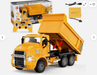 Premium 1:26 Scale Mack RC Dump Truck Toy for Kids - Remote Control Construction with Lights - Monsta Online