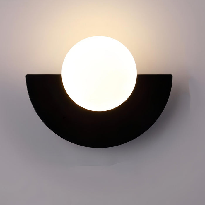Everest Nordic Semicircle Wall Lamp – Minimalist LED Sconce for Bedroom, Hallway & Living Room - Monsta Online