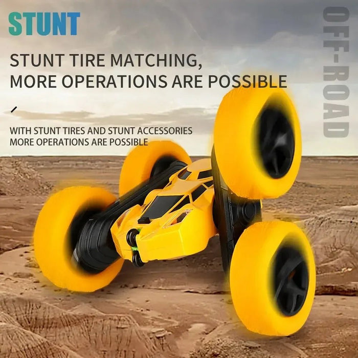 RC Stunt Car 2.4GHz Double - Sided 360° Flip | Modular Battery Off - Road Drift Car for Kids - Monsta Online