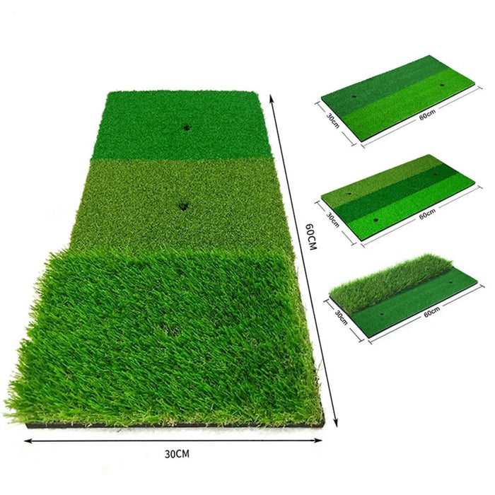Premium Golf Hitting Practice Mat 30x30cm - Monsta Online