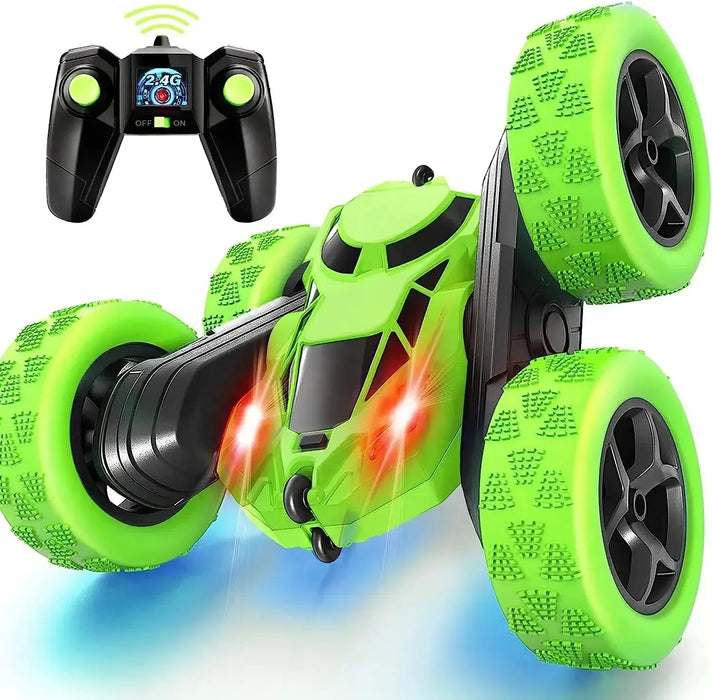 RC Stunt Car 2.4GHz Double - Sided 360° Flip | Modular Battery Off - Road Drift Car for Kids - Monsta Online