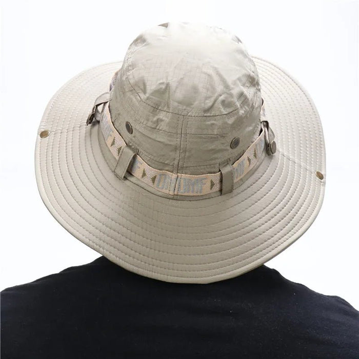 Sun Protection Wide Brim Sun Hat for Man - Hiking, Fishing and Beach Hat - Monsta Online