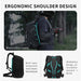 Waterproof Reflective Motorcycle Backpack With Helmet and Laptop Compartments - Monsta Online