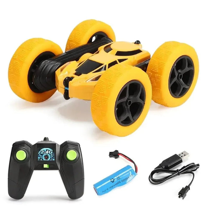 RC Stunt Car 2.4GHz Double - Sided 360° Flip | Modular Battery Off - Road Drift Car for Kids - Monsta Online