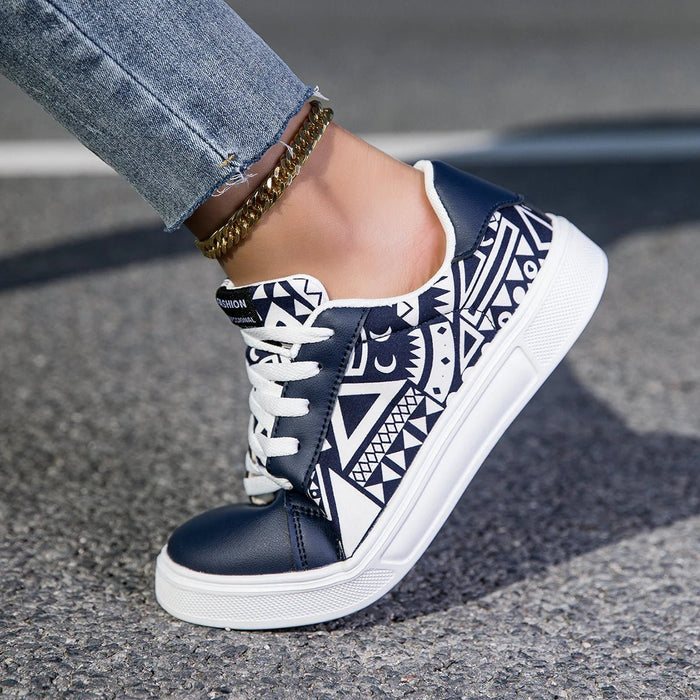 Women's Lightweight Casual Sneakers – Soft Sole, Skateboard Shoes for Comfortable Walking - Monsta Online