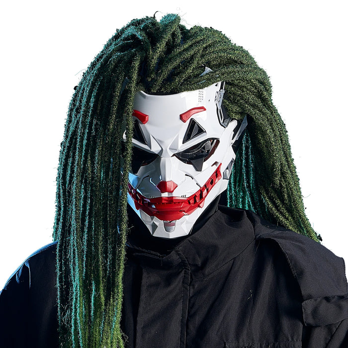 Halloween Cyberpunk Joker Mask Scary Cosplay Prop - Monsta Online