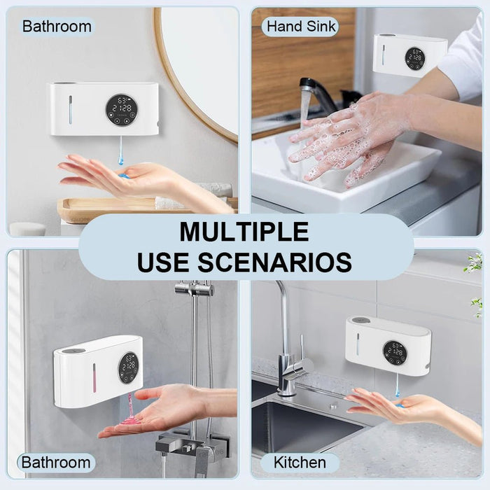 Premium Touchless Automatic Wall Soap Dispenser With LED Screen - Monsta Online