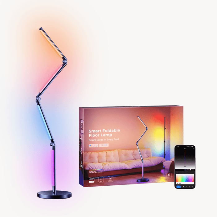 Luxury Smart Foldable LED Floor Lamp for Modern Spaces - Monsta Online