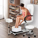 Professional No - plumbing Spa Pedicure Chair with Foot Bath and Rolling Stool - Monsta Online
