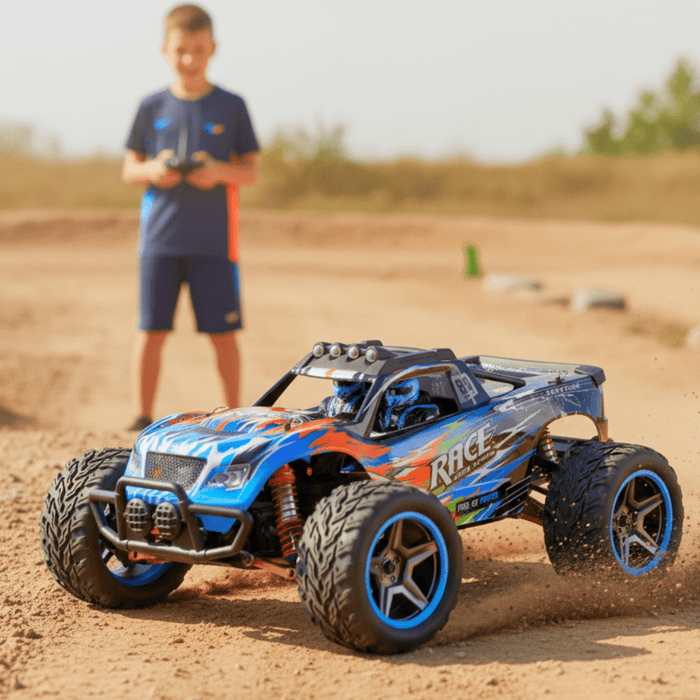 Premium Hobby Grade Speed Demon 1:10 Scale Brushless RC Truck 4WD – 34 MPH High Speed Remote Control Truck with Dual Batteries - Monsta Online