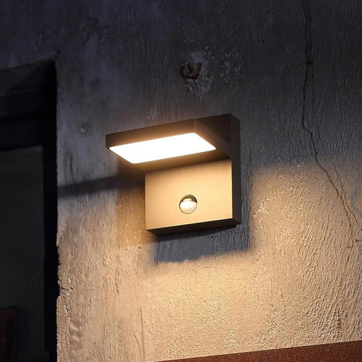 Modern Outdoor Motion Sensor Wall Light for Porch and Front Door - Monsta Online