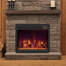 Modern 1500W Electric Fireplace Insert with Multi Flame Colors and Remote Control - Monsta Online