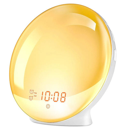 Soothing Sunrise Alarm Clock Lamp with Adjustable Brightness and White Noise - Monsta Online