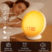 Soothing Sunrise Alarm Clock Lamp with Adjustable Brightness and White Noise - Monsta Online