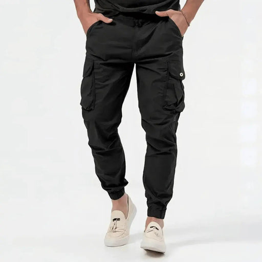 Tavian Cargo Joggers – Men's Cotton 4 - Way Stretch Cargo Pants - Monsta Online