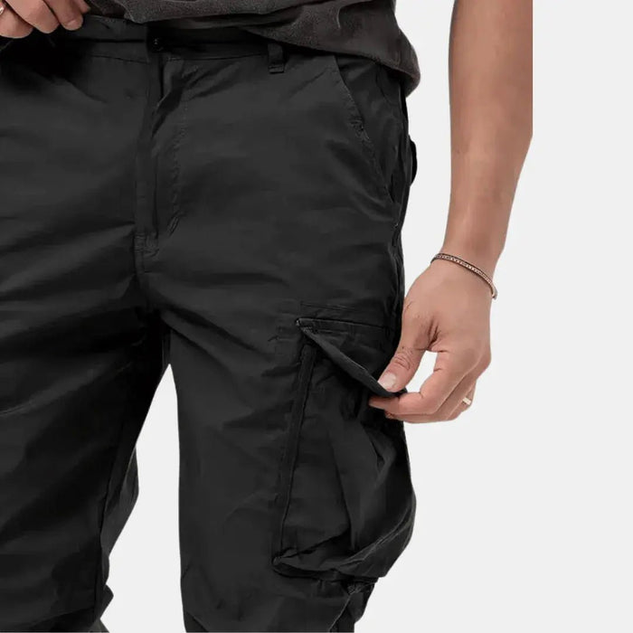 Tavian Cargo Joggers – Men's Cotton 4 - Way Stretch Cargo Pants - Monsta Online