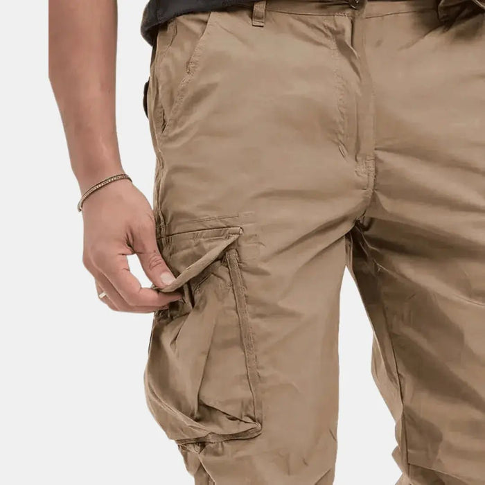 Tavian Cargo Joggers – Men's Cotton 4 - Way Stretch Cargo Pants - Monsta Online