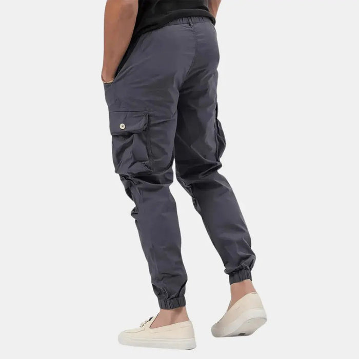 Tavian Cargo Joggers – Men's Cotton 4 - Way Stretch Cargo Pants - Monsta Online
