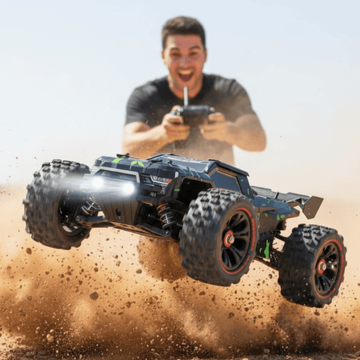 1:14 Brushless RC Truggy for Adults 50+ MPH - 4x4 Off - Road With Dual Batteries - Monsta Online