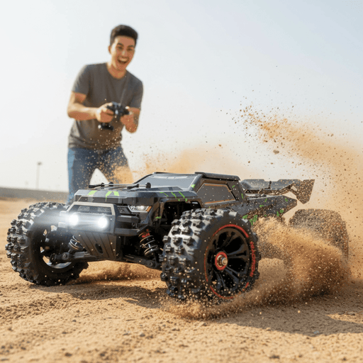 1:14 Brushless RC Truggy for Adults 50+ MPH - 4x4 Off - Road With Dual Batteries - Monsta Online