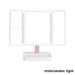 Foldable LED Makeup Mirror with LED Lights and Rechargeable Battery - Monsta Online