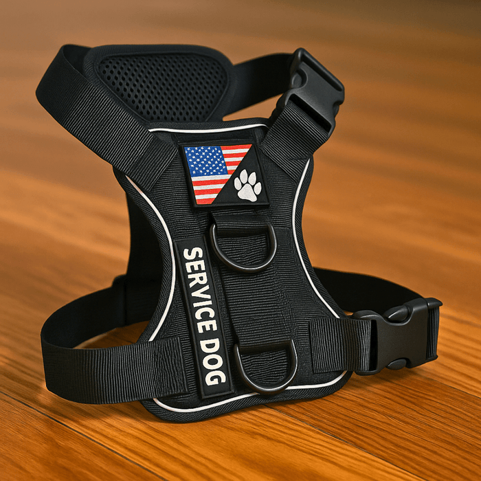 Ultimate No - Pull Dog Harness With Reflective Vest and Breathable Mesh Lining - Monsta Online