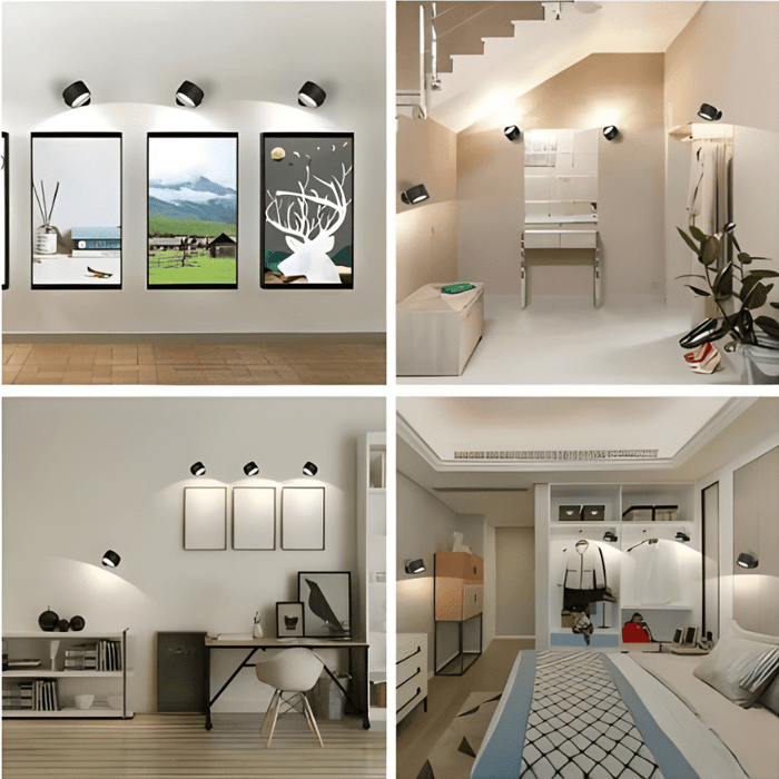 Rechargeable Wall Light – 360° Rotation, Touch Control & Wireless LED Lamp - Monsta Online