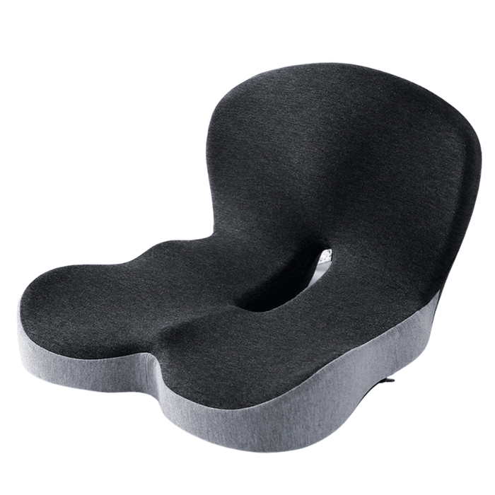 Ergonomic Seat Cushion with Lumbar Support – Memory Foam Posture Cushion for Office, Car & Travel - Monsta Online