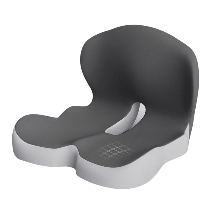 Ergonomic Seat Cushion with Lumbar Support – Memory Foam Posture Cushion for Office, Car & Travel - Monsta Online