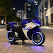 12V Electric Ride - On Kids with Manual Throttle and Lighted Wheels, Blue - Monsta Online
