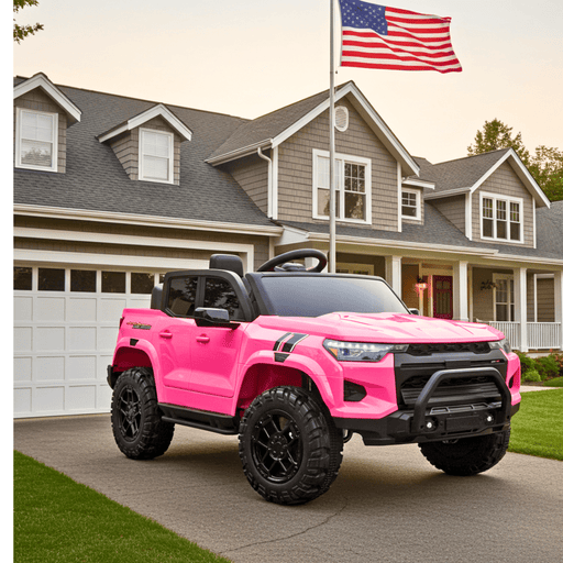 24V Two Seater Kids 4x4 Ride On Pickup Truck With Safety Belts Remote Control - Monsta Online