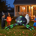 6FT Halloween Inflatable Glowing Spider with LED Lights for Blow Up Yard Decoration - Monsta Online