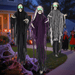 3 - Pack Hanging Skeleton Ghosts Grim Reapers – Halloween Outdoor Decorations - Monsta Online