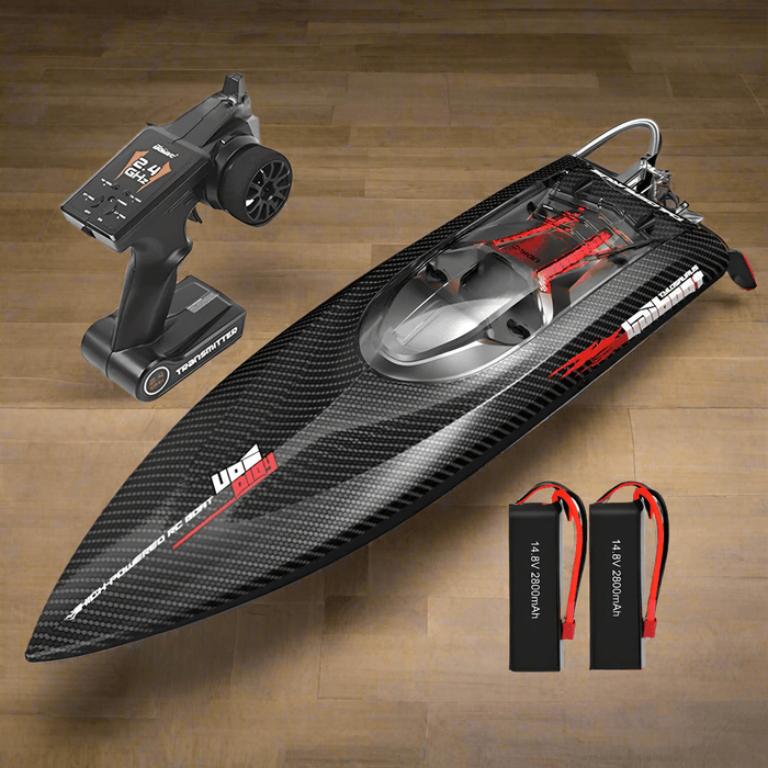 Tylausaurus: Large 26 Inches, 31 MPH Brushless RC Speed Boat for Adults with Dual Batteries - Monsta Online