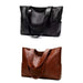 Chic Retro Leather Shoulder Bag for Women – Smooth Finish with Timeless Elegance - Monsta Online