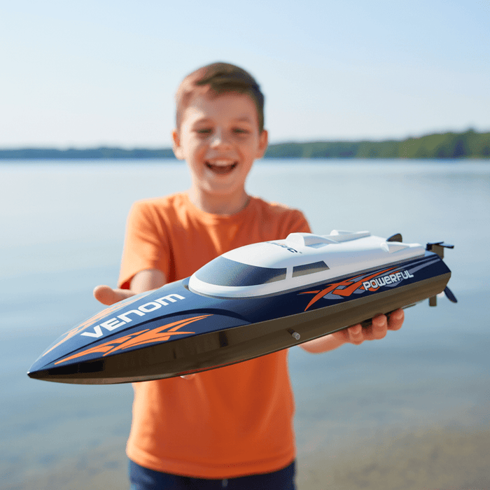 Venom: High Speed 2.4GHz Remote Controlled 16 MPH RC Racing Boat For Kids and Adults - Monsta Online
