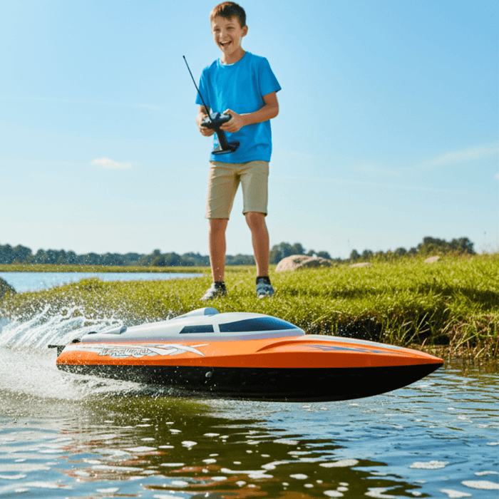 Venom: High Speed 2.4GHz Remote Controlled 16 MPH RC Racing Boat For Kids and Adults - Monsta Online